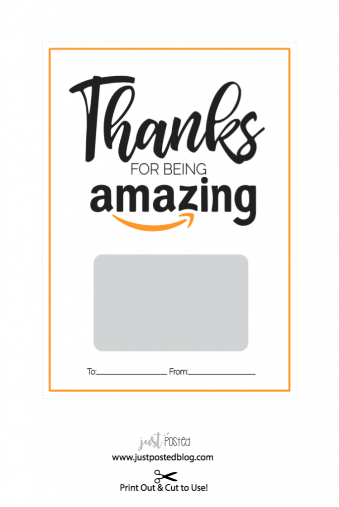Free Printable For an Amazon Gift Card Just Posted