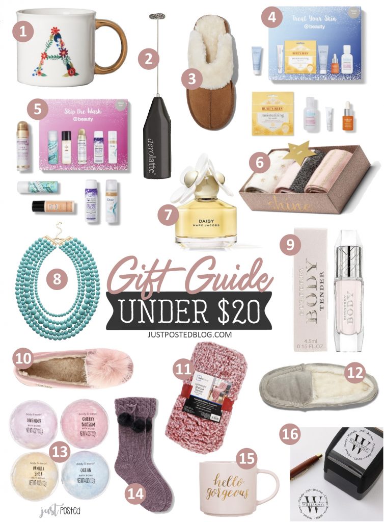 Under $20 Gift Guide – Just Posted