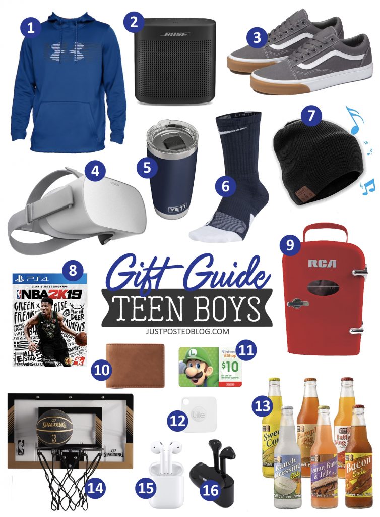 Gift Guide for Teen Boys Just Posted