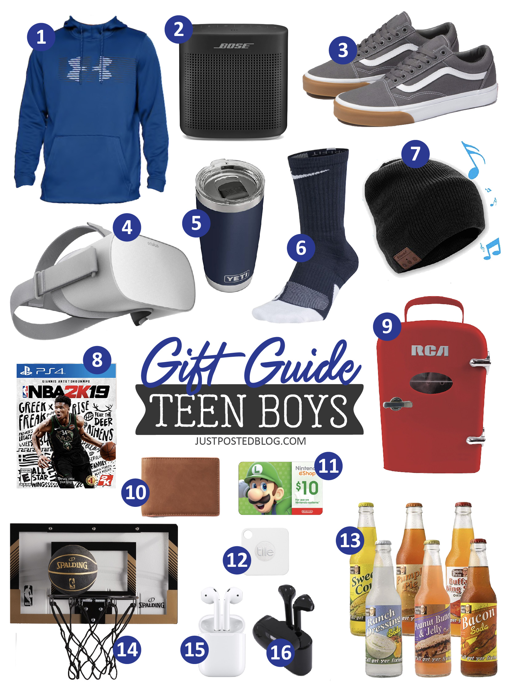 cool gifts for teenage guys 2018