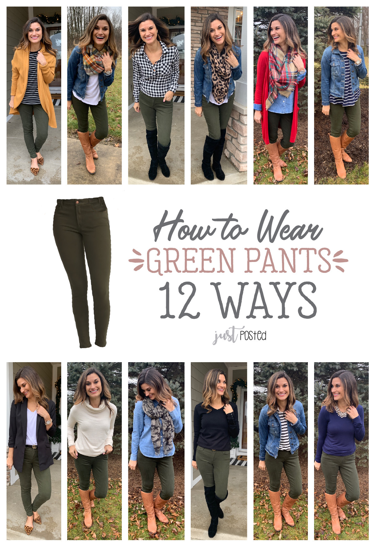 Twelve Ways to Wear Green Pants – Just Posted