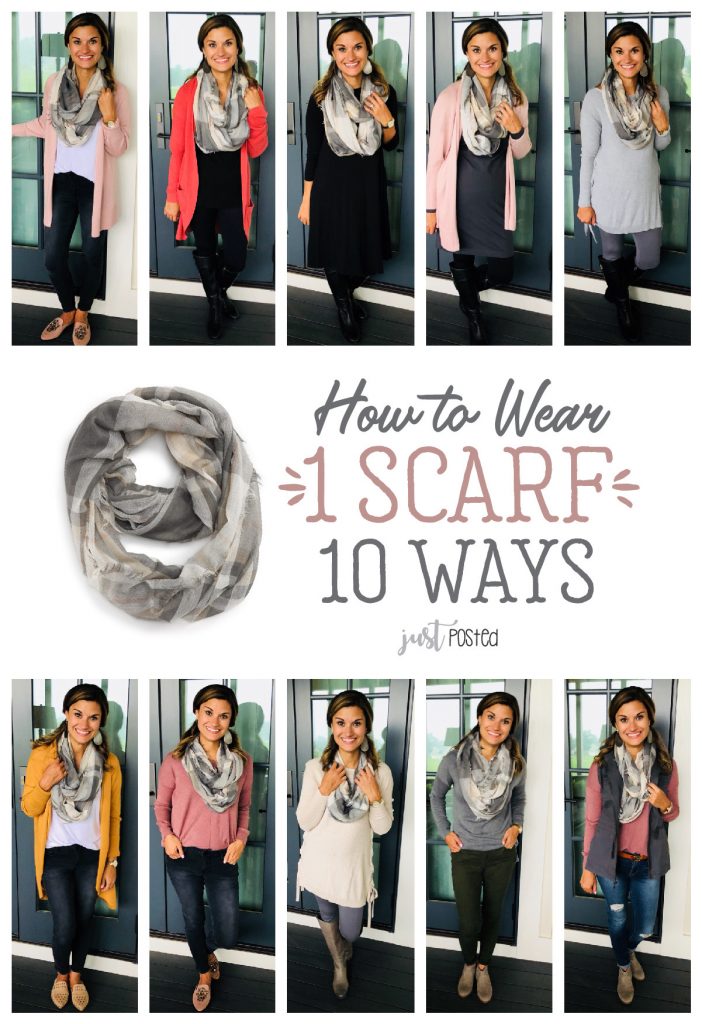 One Grey Scarf, Ten Ways – Just Posted