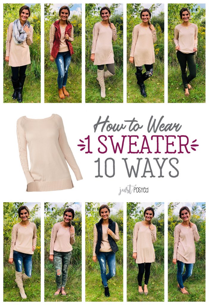 One Sweater, Ten Ways with Kohl’s – Just Posted