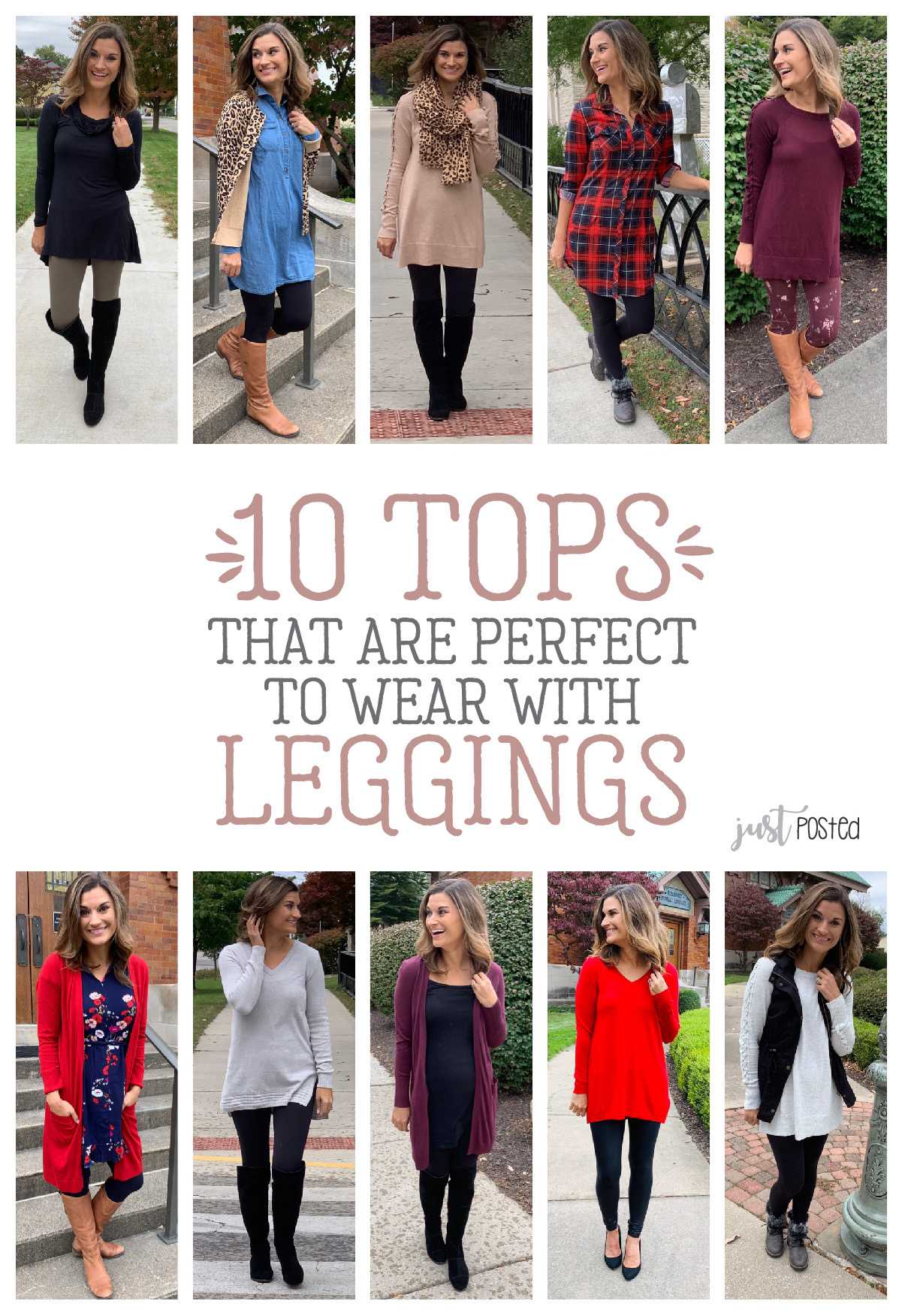 Selvrespekt Gum på 10 Tops from Kohl's that are Perfect to Wear with Leggings – Just Posted