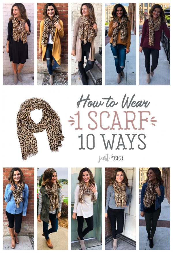 How to Wear a Leopard Scarf – Just Posted
