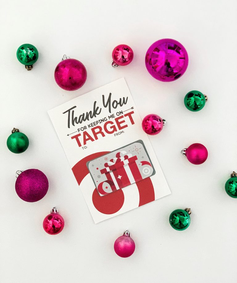 Free Printable for a Target Gift Card Just Posted