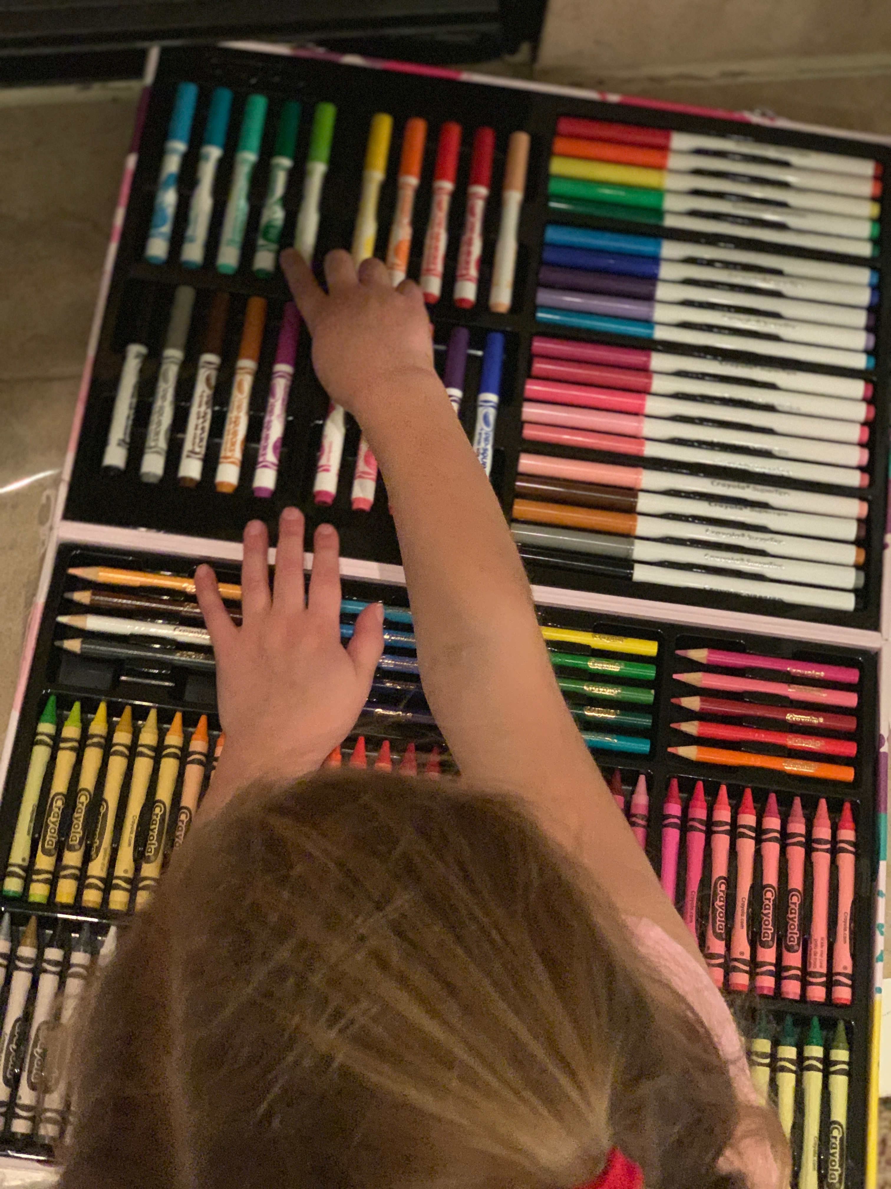 Crayola Inspiration Art Case Coloring Set Unboxing 