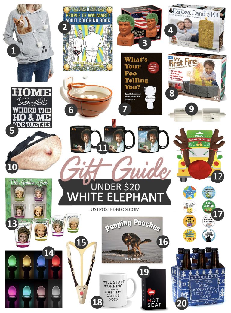 2018 silly white elephant gag gifts from dollar tree