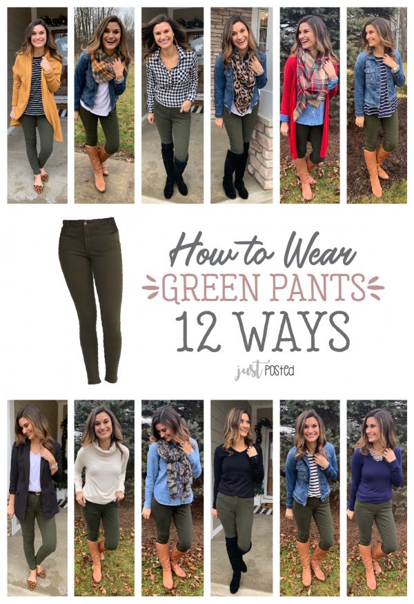 Twelve Ways to Wear Green Pants – Just Posted