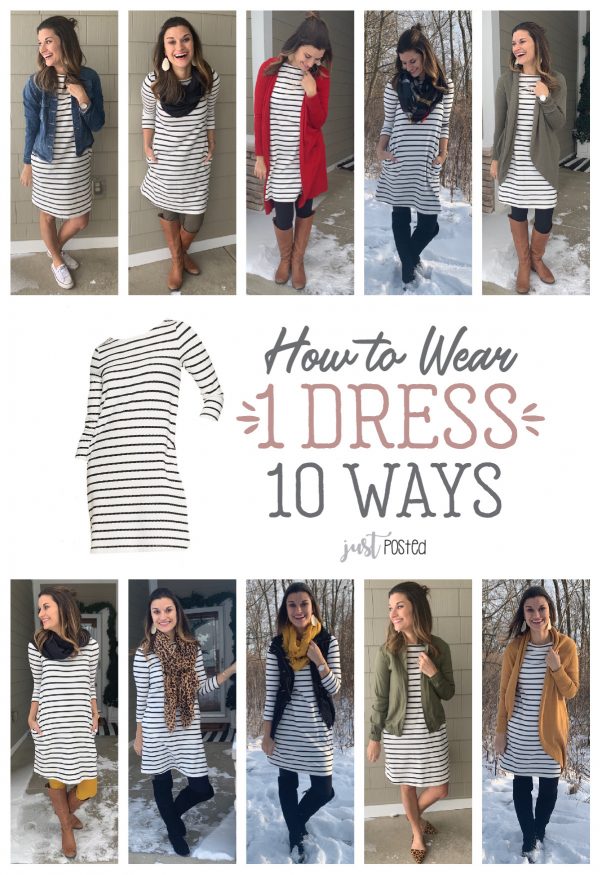 One Striped Dress, Ten Ways – Just Posted