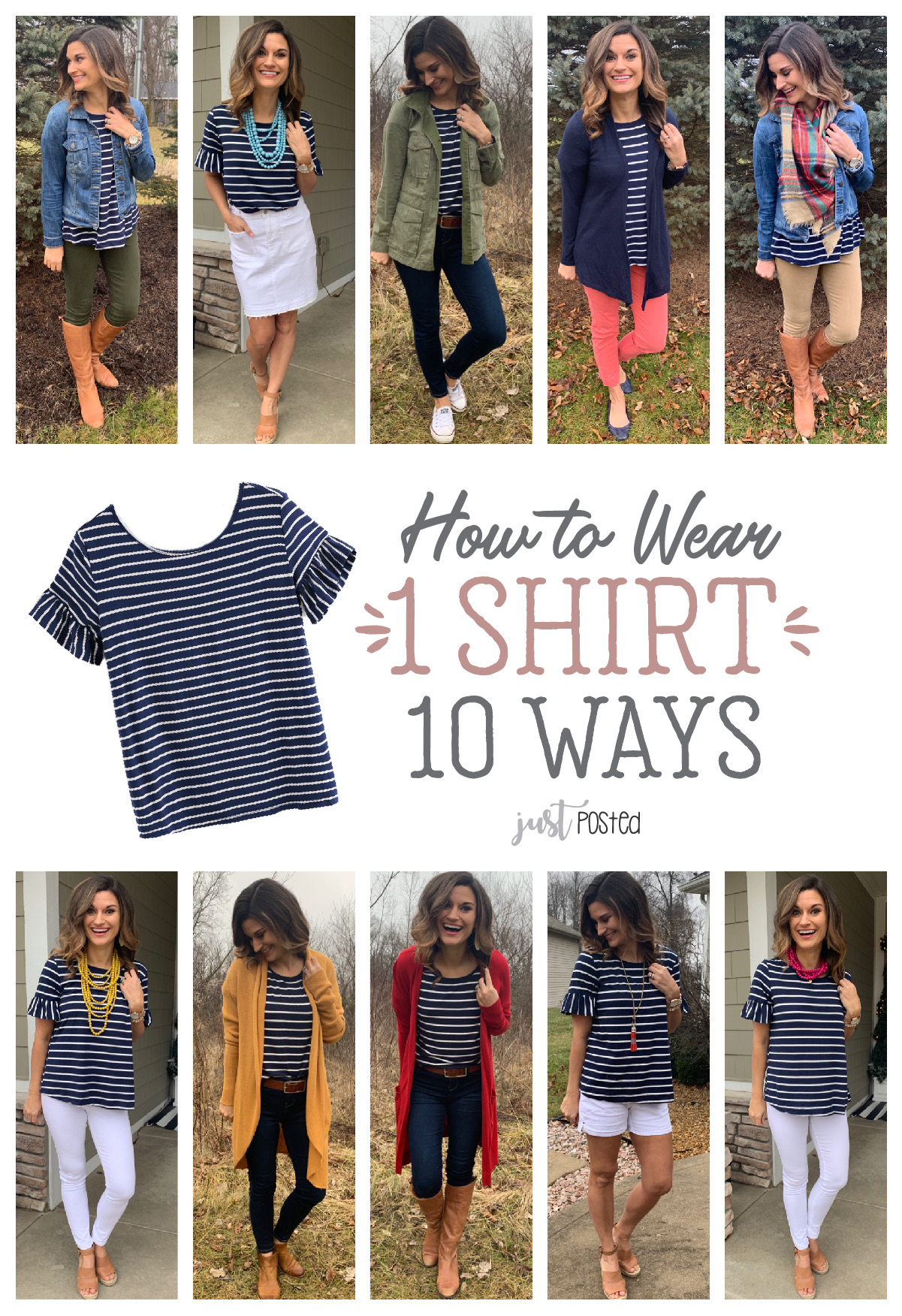 One Striped Shirt, Ten Ways – Just Posted