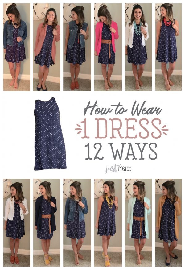 One Polka Dot Dress, 12 Ways – Just Posted