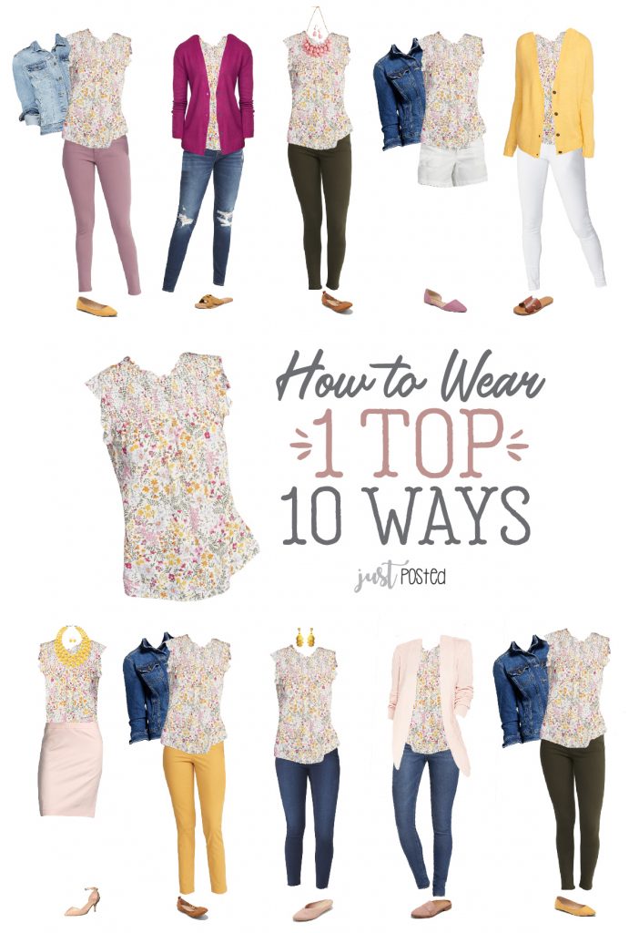 How to Wear 1 Floral Top 10 Ways – Just Posted