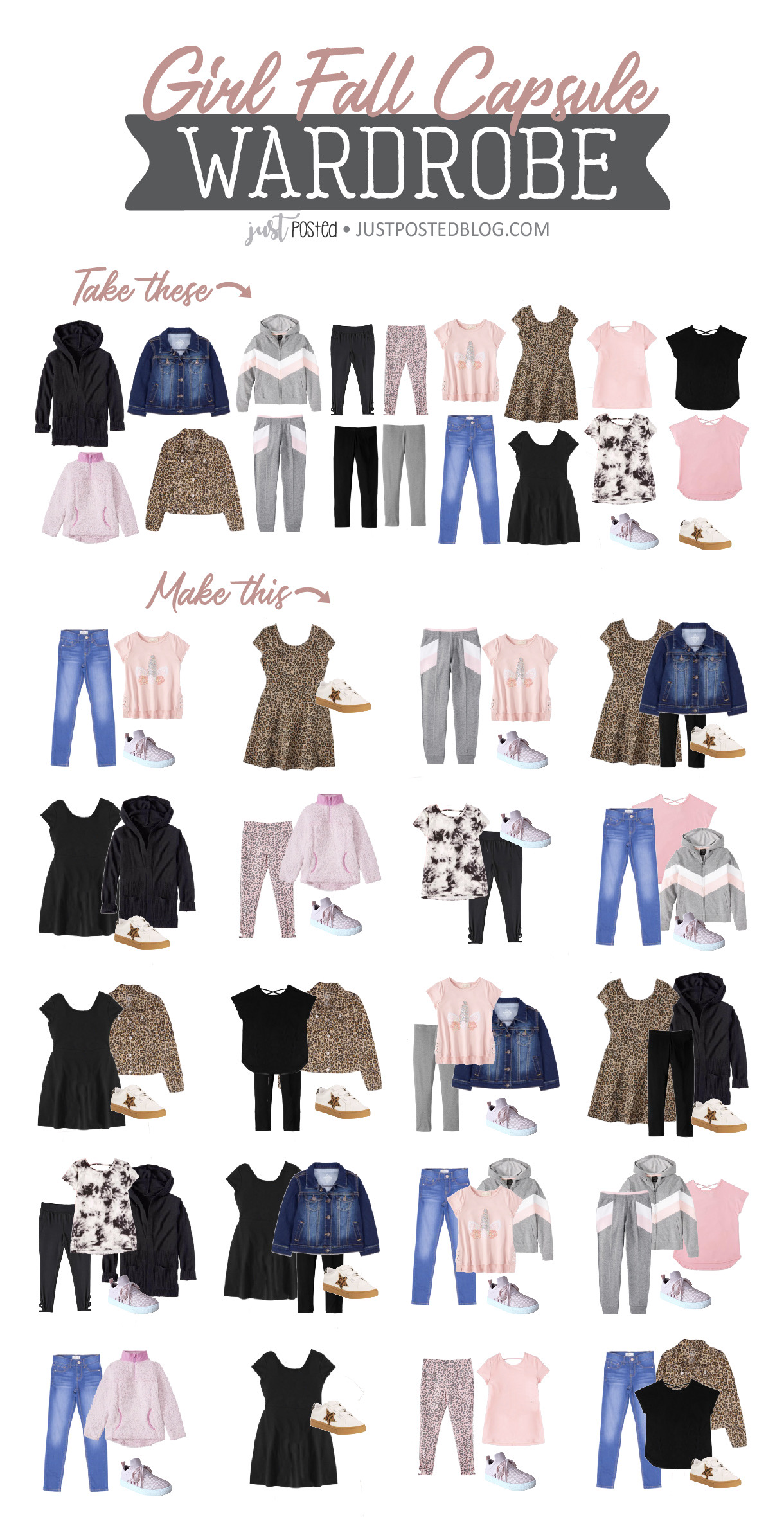 Fall Capsule Wardrobe for Girls – Just Posted