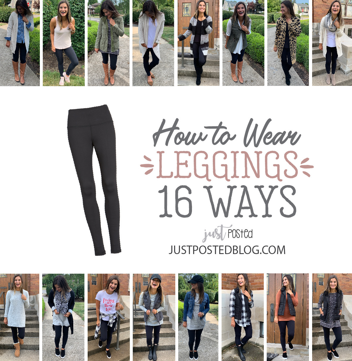 How To Dress Up Black Leggings