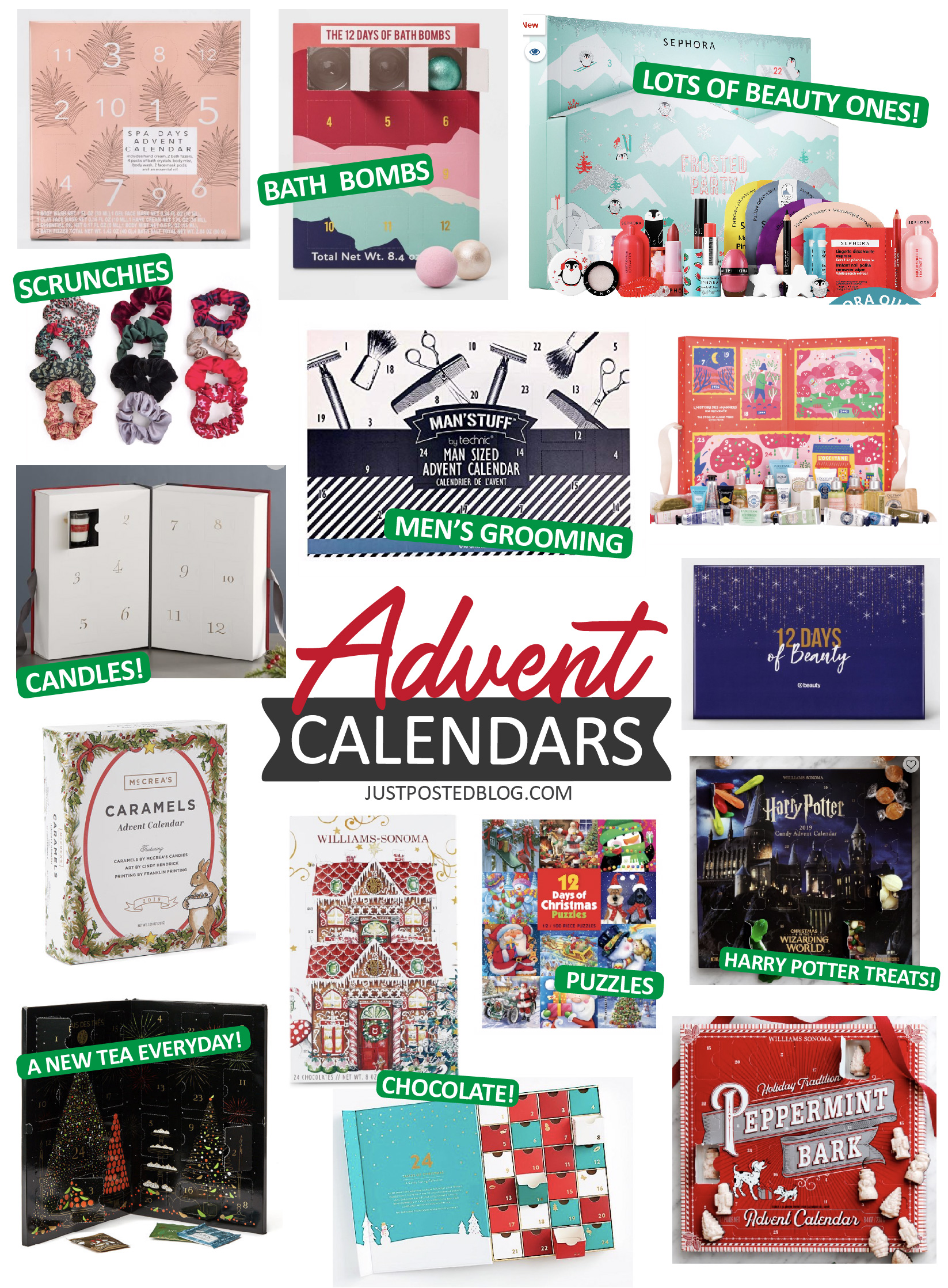 Advent Calendars for Kids, Teens and Adults Just Posted