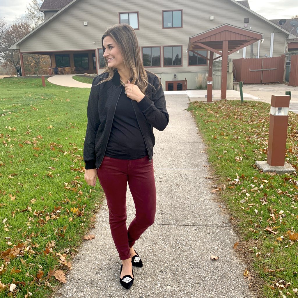 4 Ways to Style Burgundy Jeans – Just Posted