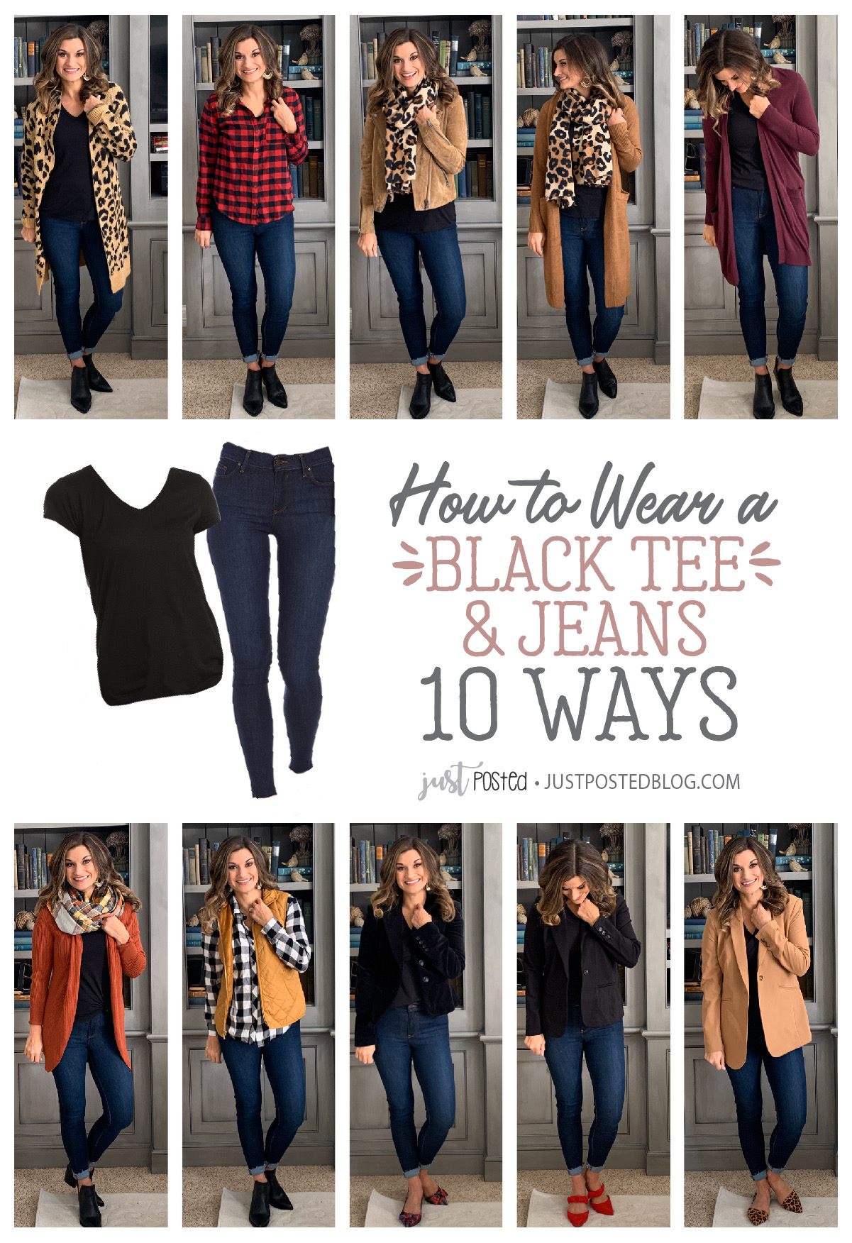 6 Ways to Wear Black Jeans - Straight A Style