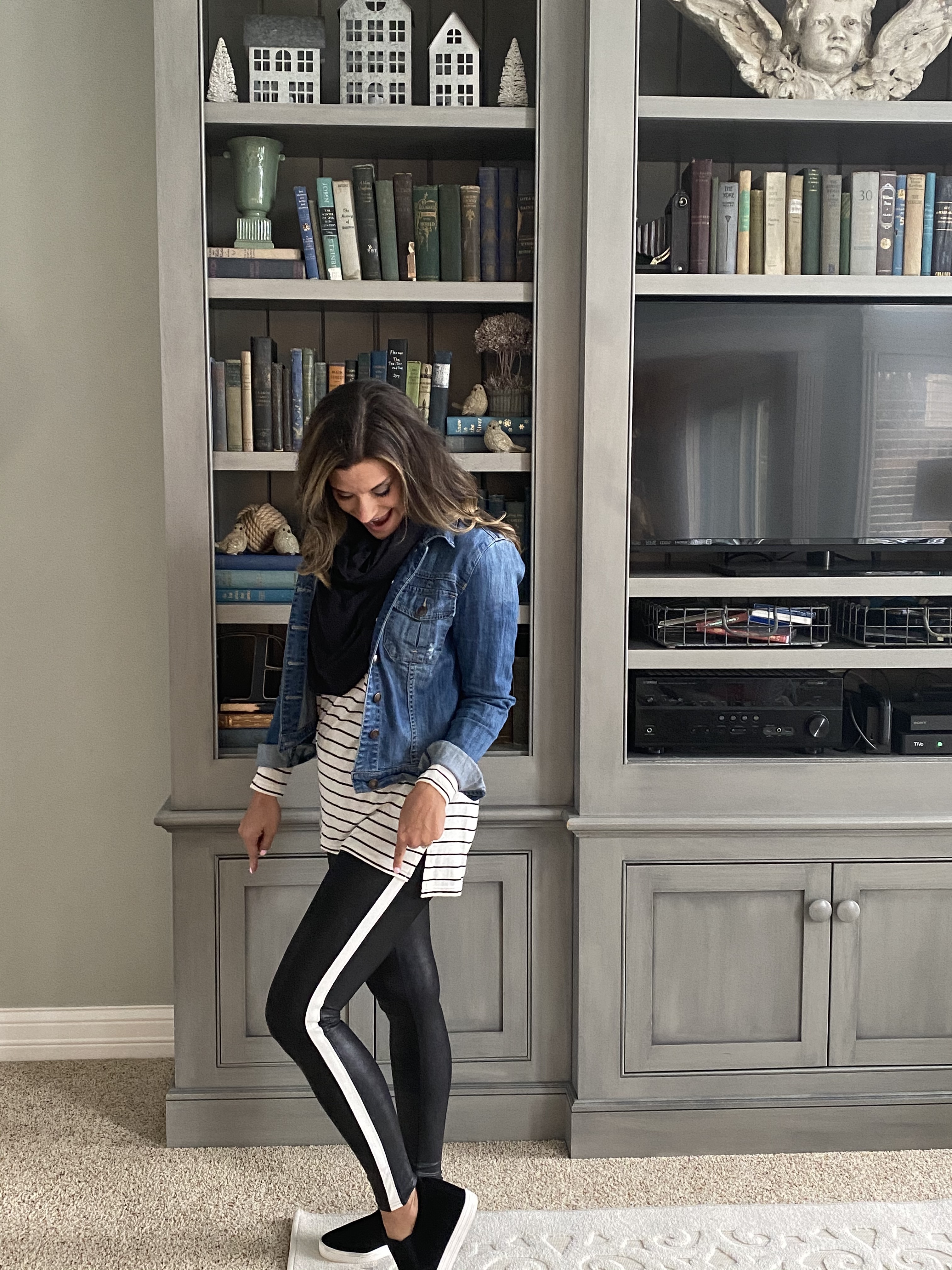 How to Style Stripe Leggings – Just Posted
