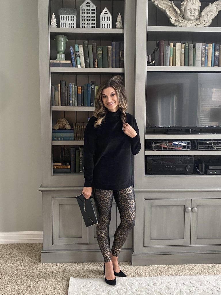 How to Wear Leopard Print Leggings Just Posted