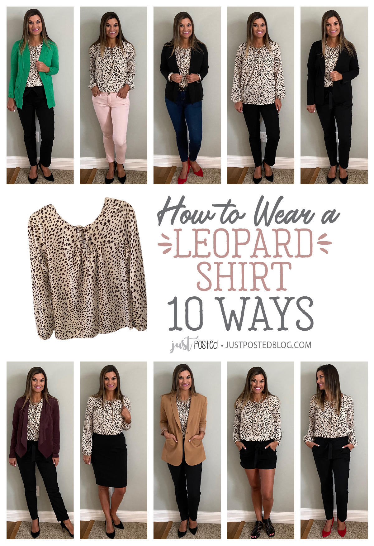 How to Wear a Leopard Print Shirt Ten Ways – Just Posted