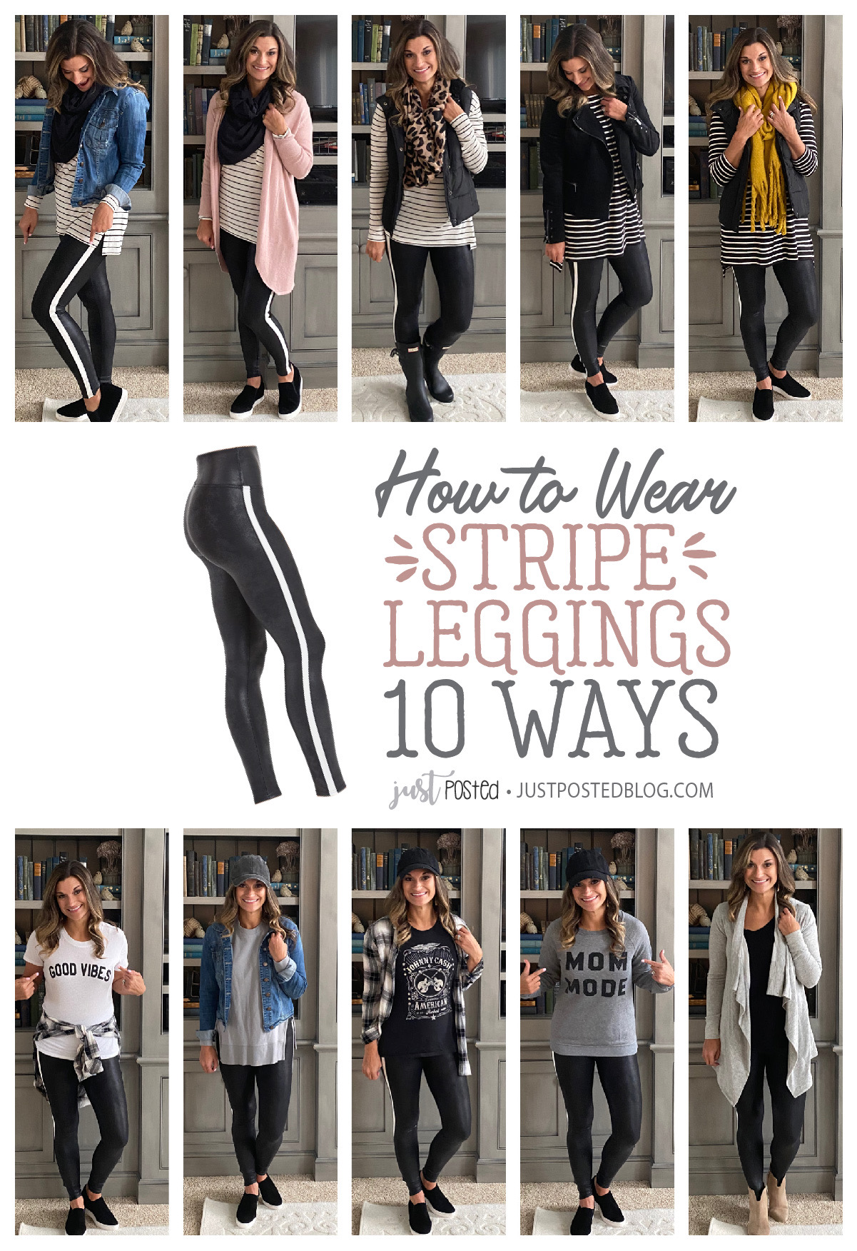 How to Style Stripe Leggings – Just Posted