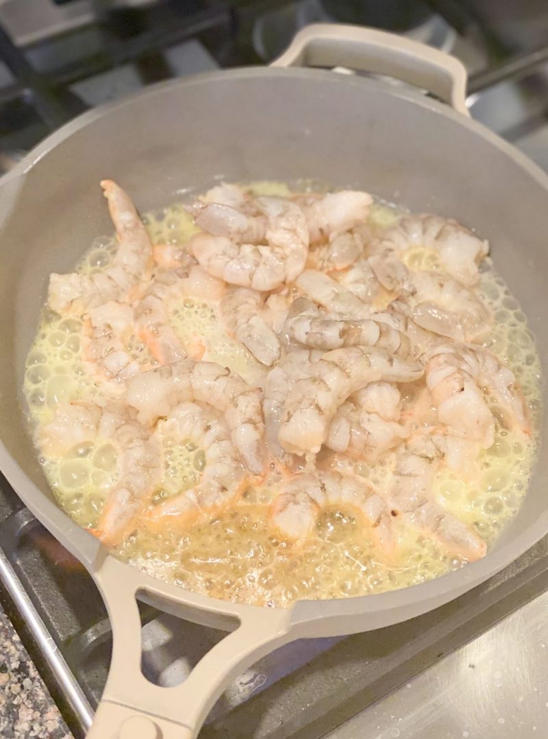 One Pan Meal – Shrimp Pasta – Just Posted