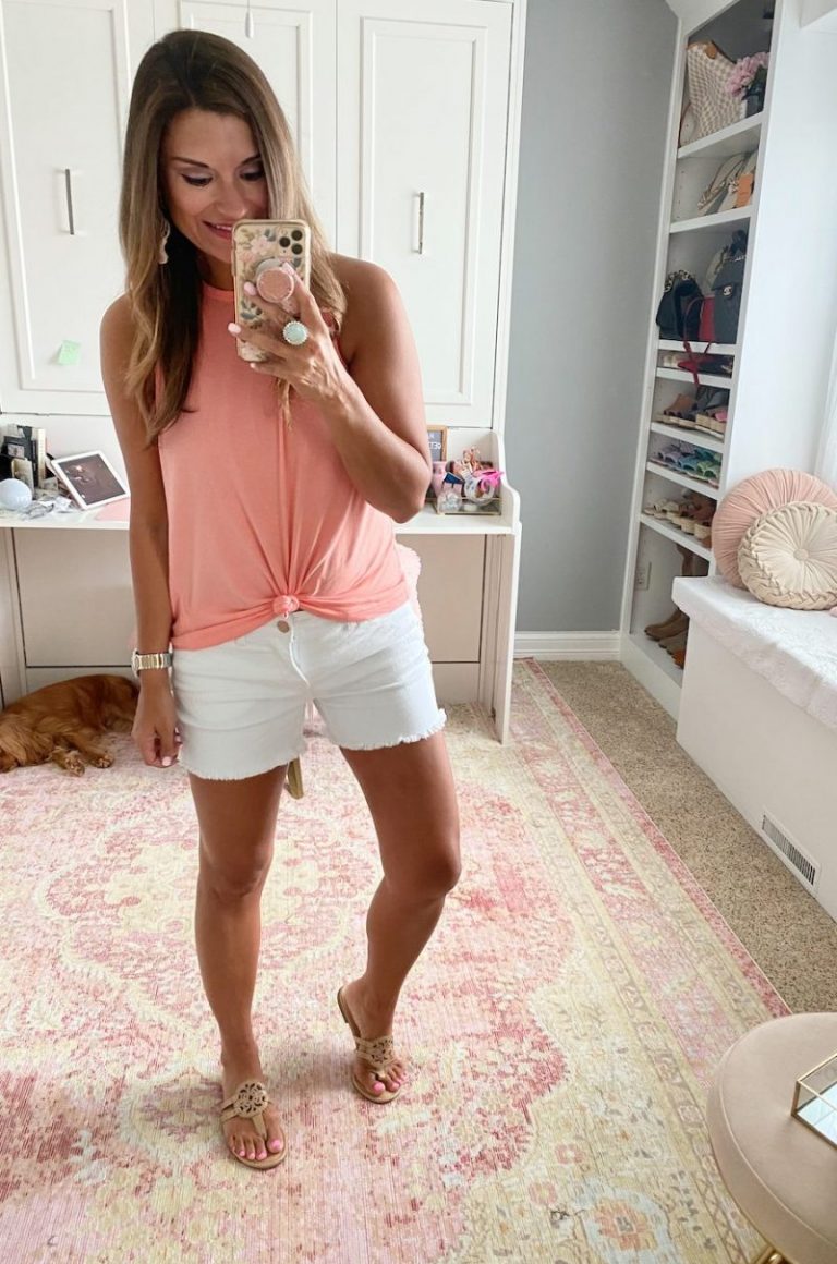 Six Tops from Target to Wear with White Shorts – Just Posted