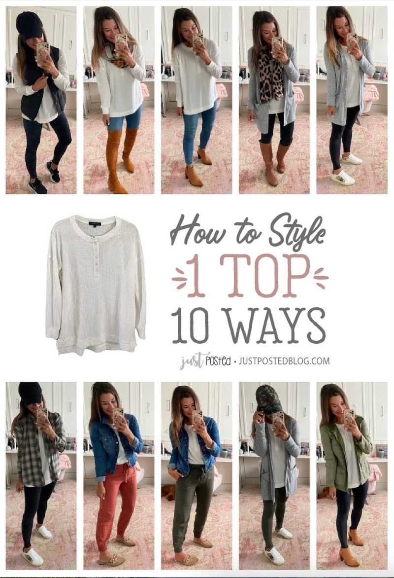 How to Style a White Top Ten Ways – Just Posted