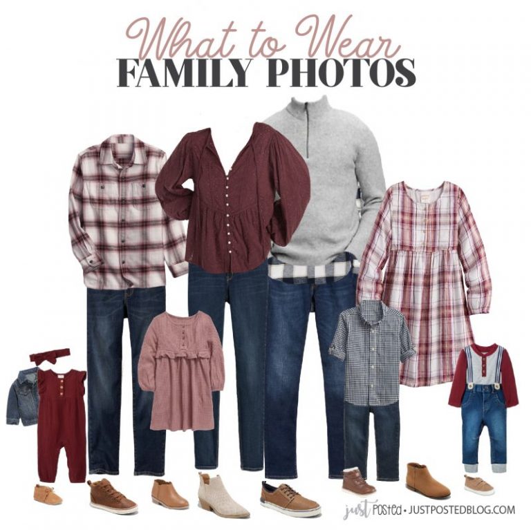 6 Ideas for What to Wear for Fall and Christmas Family Photos – Just Posted