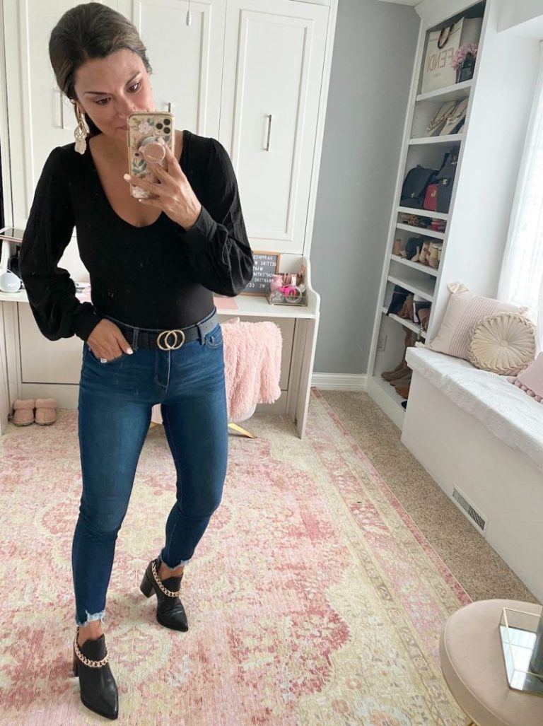 6 Ways to Style a Black Bodysuit & Jeans Just Posted