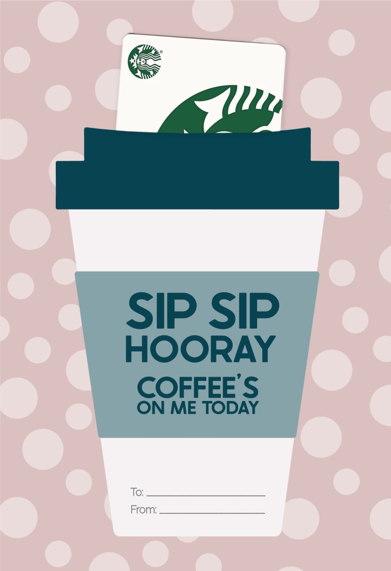 Starbucks Gift Cards Printable