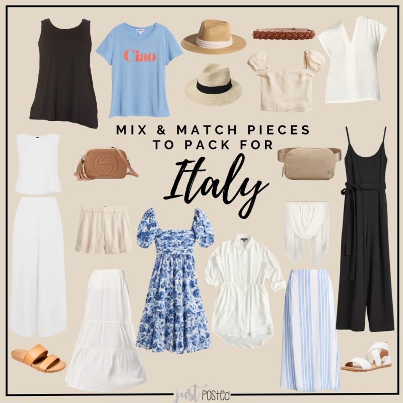 What I Packed for Italy – Just Posted