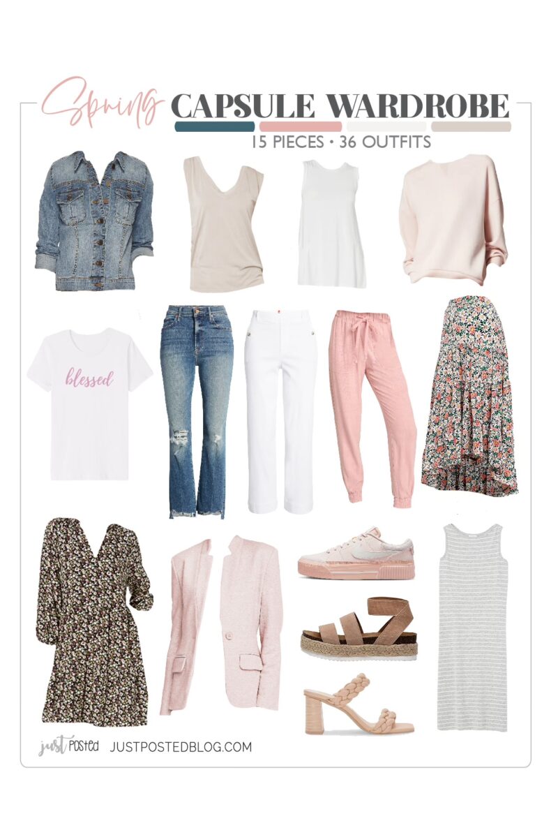 How To Create A Carry-On Capsule Wardrobe (Spring Edition) + Outfits -  Classy Yet Trendy